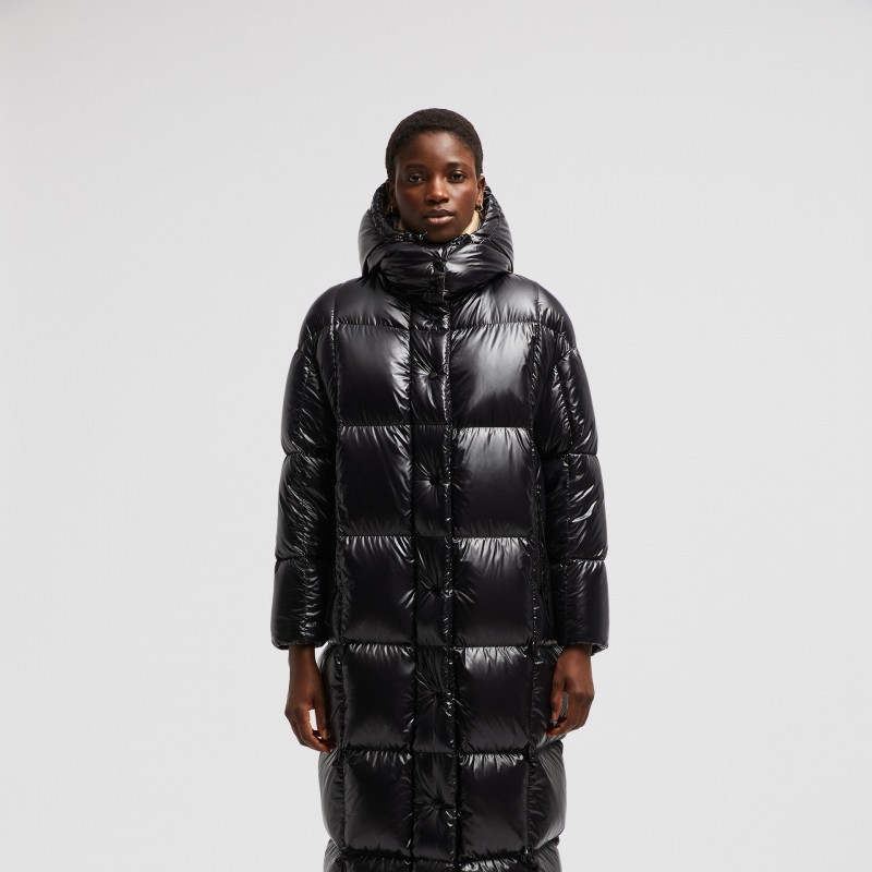 商品Moncler|蒙口 PARNAIBA系列女士黑色长款羽绒服 J20931C0005068950999,价格¥16046,第5张图片详细描述