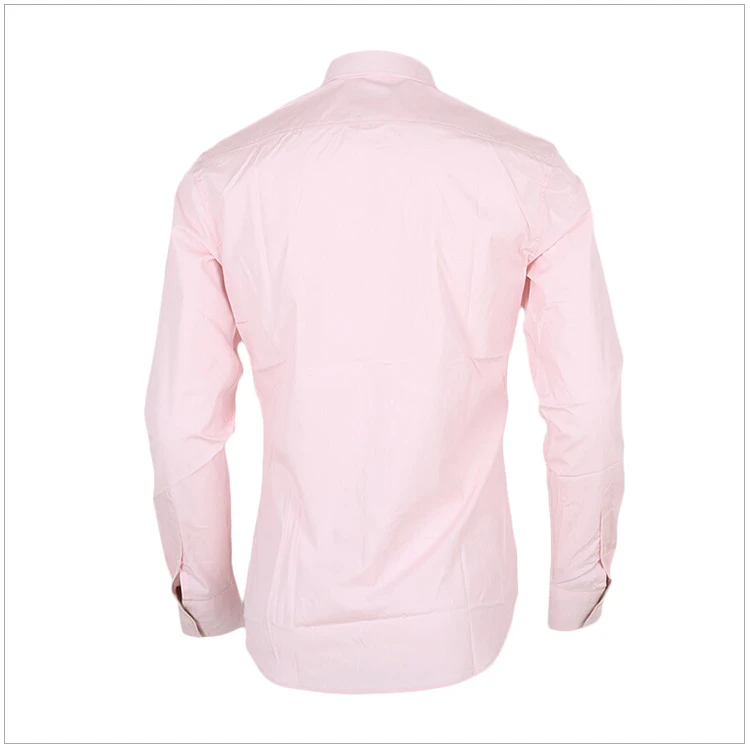 商品Burberry|Burberry 博柏利 男士浅粉色棉质长袖衬衫 3991156,价格¥1095,第51张图片详细描述