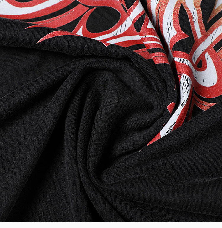 商品Givenchy|Givenchy 纪梵希 黑色男女士同款做旧设计短袖T恤(短款) BW704R3Z0Q-001,价格¥2135,第10张图片详细描述