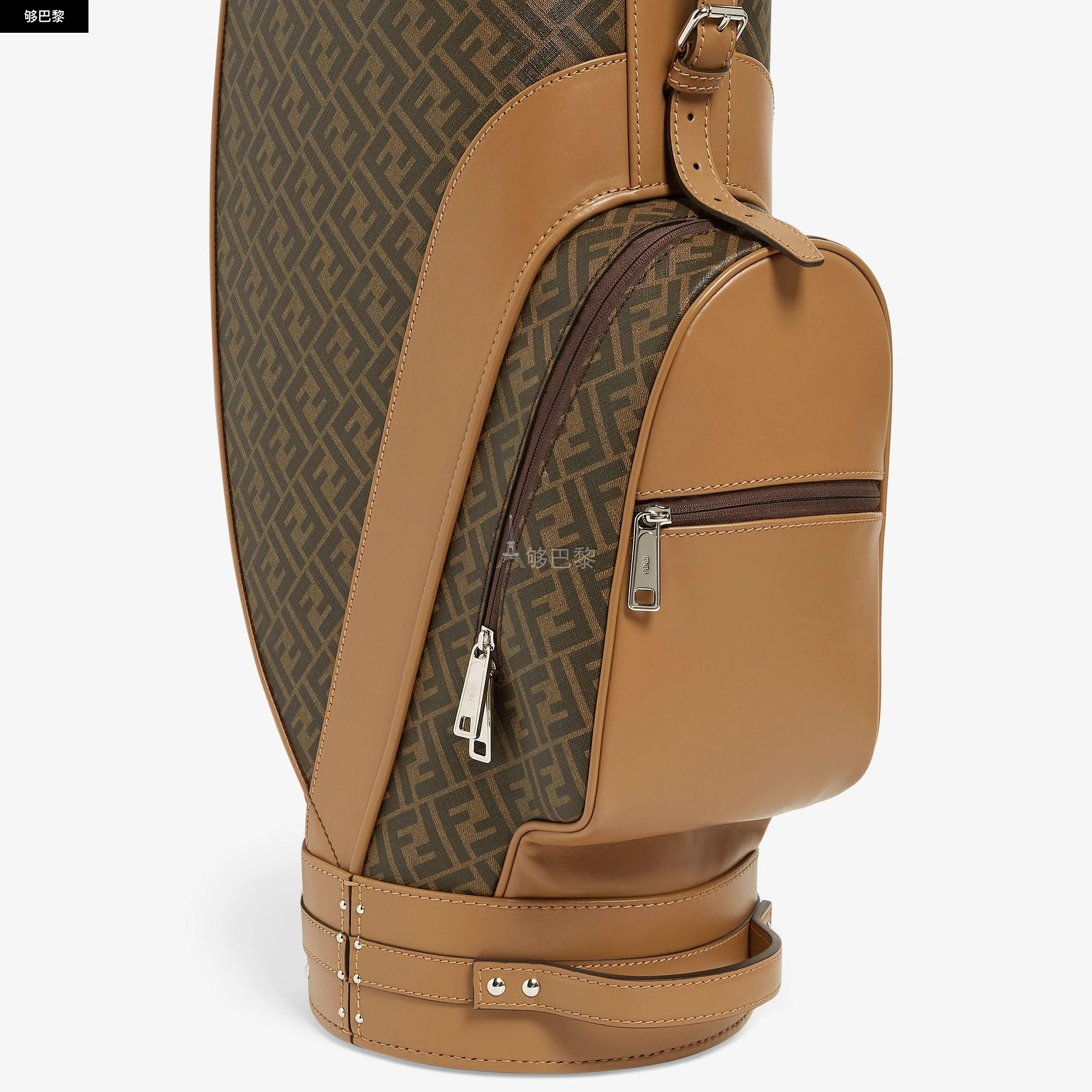 商品Fendi|【预售】 芬迪 24秋冬 男士 家居用品 Fendi Diagonal Golf Bag 7AL027AFBGF1HRM,价格¥170598,第3张图片详细描述