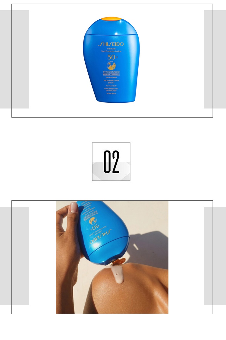 商品Shiseido|资生堂蓝胖子防晒乳150ml防晒防紫外线SPF50+,价格¥293,第3张图片详细描述