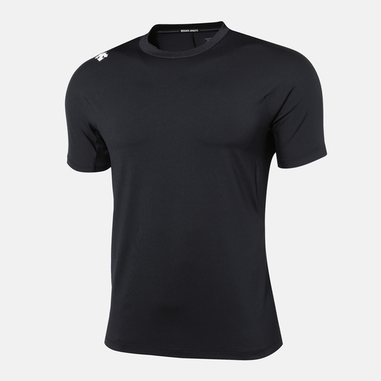 商品DESCENTE|【享贝家】DESCENTE 迪桑特 圆领运动短袖T恤 侧肩小标 黑色 SN123TTS11（现采购商品，下单后12天内发货）,价格¥375,第2张图片详细描述