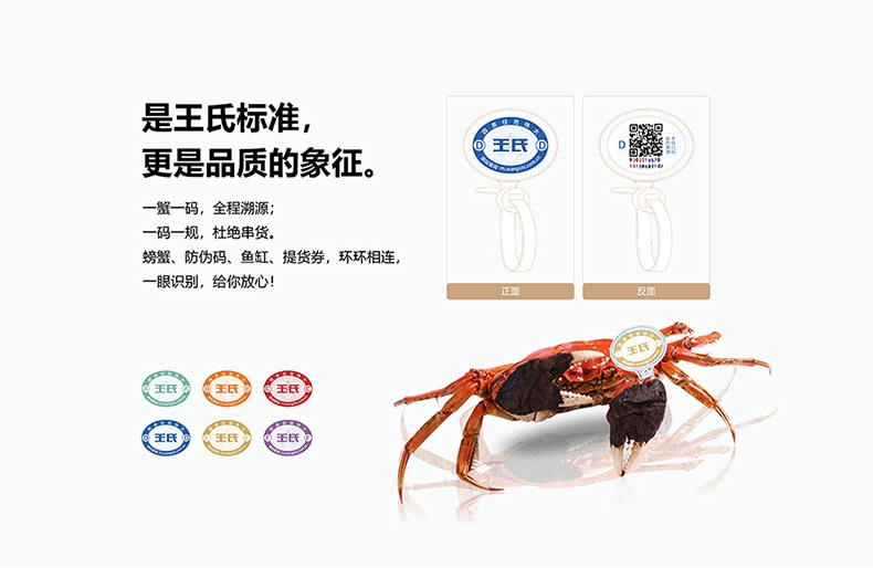 商品WANG SHI|王氏大闸蟹礼券 E套餐2888型 礼卡提货券中秋节送礼（门店/扫码/电话提货）,价格¥1764,第2张图片详细描述