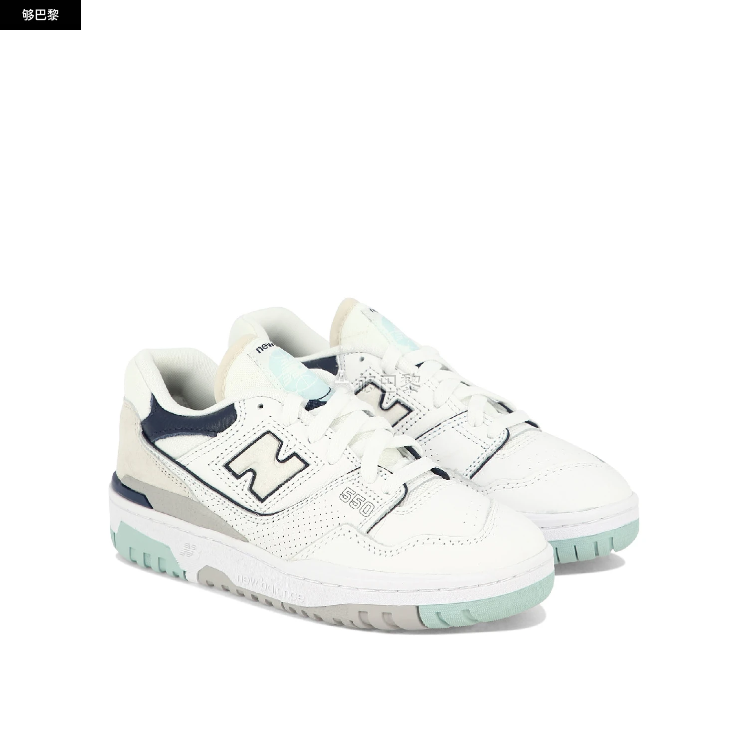 商品New Balance|【特惠6.1折】【预售】 2023秋冬 男士 休闲运动鞋 休闲鞋 2732496  BB550WCAWHITE ,价格¥1577,第4张图片详细描述