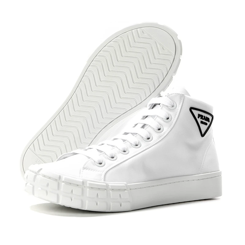 商品Prada|PRADA 白色男士运动鞋 2TG170-3LFV-F0009,价格¥3542,第6张图片详细描述