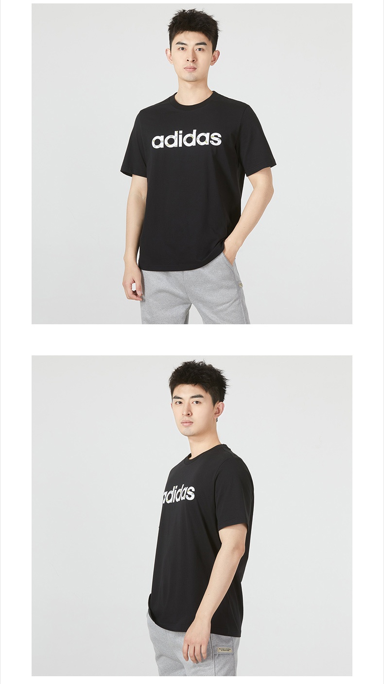 商品[国内直发] Adidas|M CE GR TEE 2男士运动休闲短袖T恤,价格¥109,第3张图片详细描述
