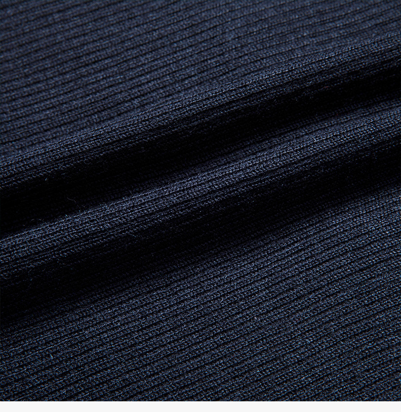 商品[国内直发] Tory Burch|TORY BURCH 女士深蓝色羊毛针织高领毛衣 51816-405,价格¥384,第10张图片详细描述