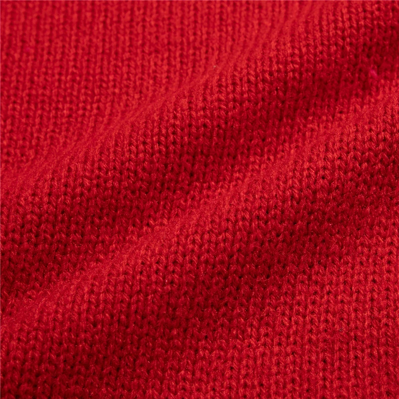 商品Sandro|SANDRO 女士红色针织毛衣 R130141P-RED,价格¥397,第9张图片详细描述