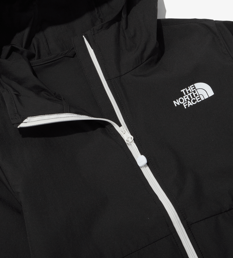 商品The North Face|【Brilliant|别样周年庆特惠】北面儿童紧凑型透气 EX 夹克 K'S COMPACT AIRY JACKET BLACK NJ3LP06T,价格¥474,第5张图片详细描述