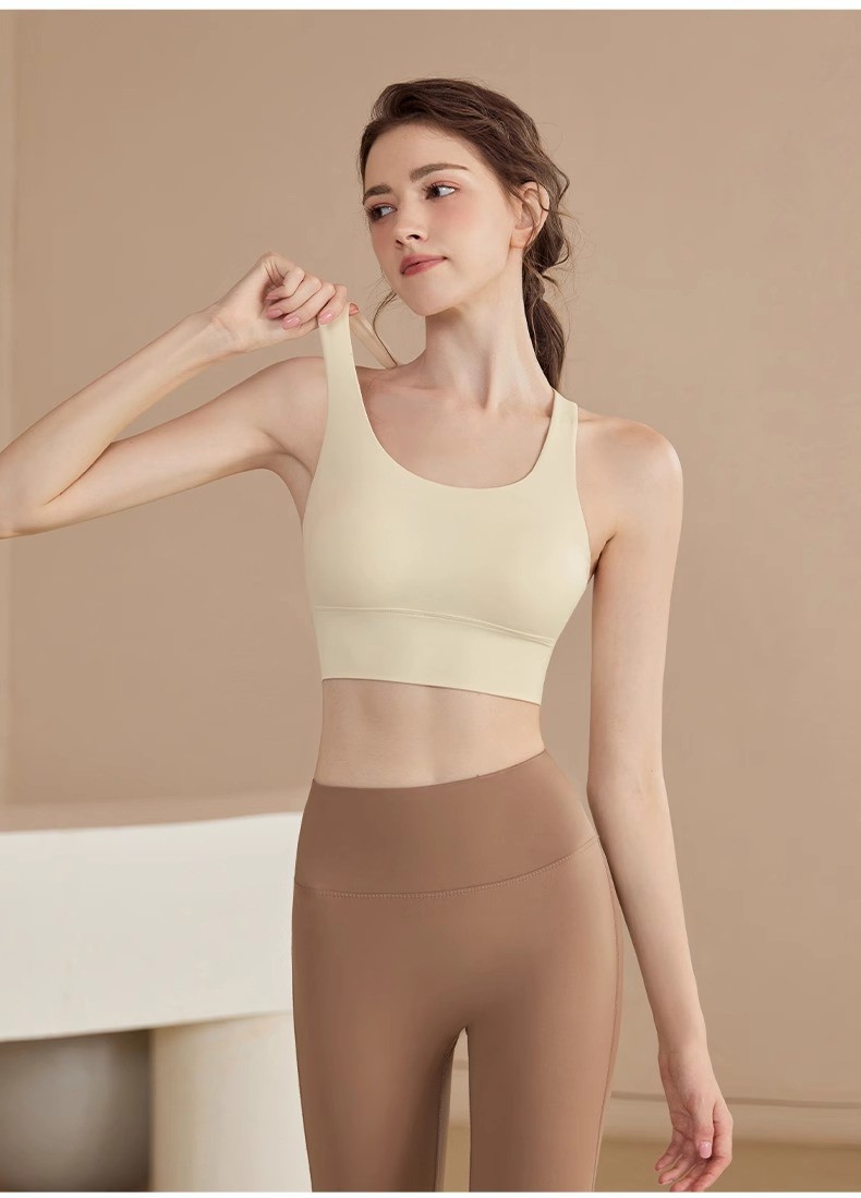 商品[国内直发] GLENVINTEN|格岚云额2024新款运动内衣女聚拢跑步大强度瑜伽背心健身服上衣女士文胸,价格¥148,第11张图片详细描述