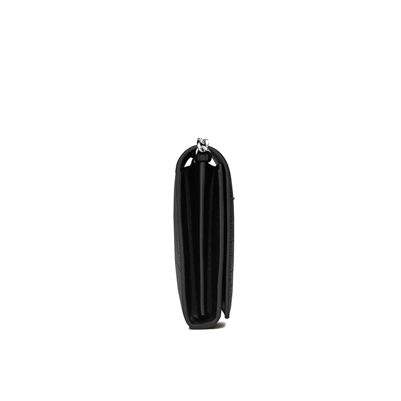 商品Yves Saint Laurent|SAINT LAURENT PARIS/圣罗兰 早春新款MONOGRAMME系列 鳄鱼纹小牛皮银扣链条单肩包 377829DZE5N1000,价格¥12860,��第5张图片详细描述