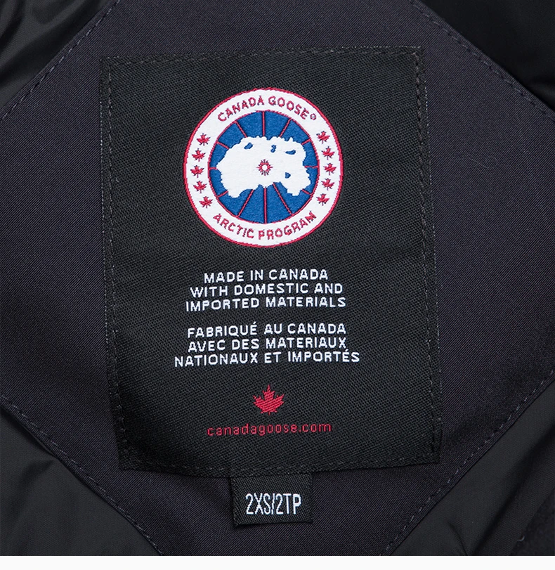 商品[国内直发] Canada Goose|Canada Goose 加拿大鹅 女士郊狼毛领深蓝色羽绒服 2580L-NAVY,价格¥7011,第13张图片详细描述