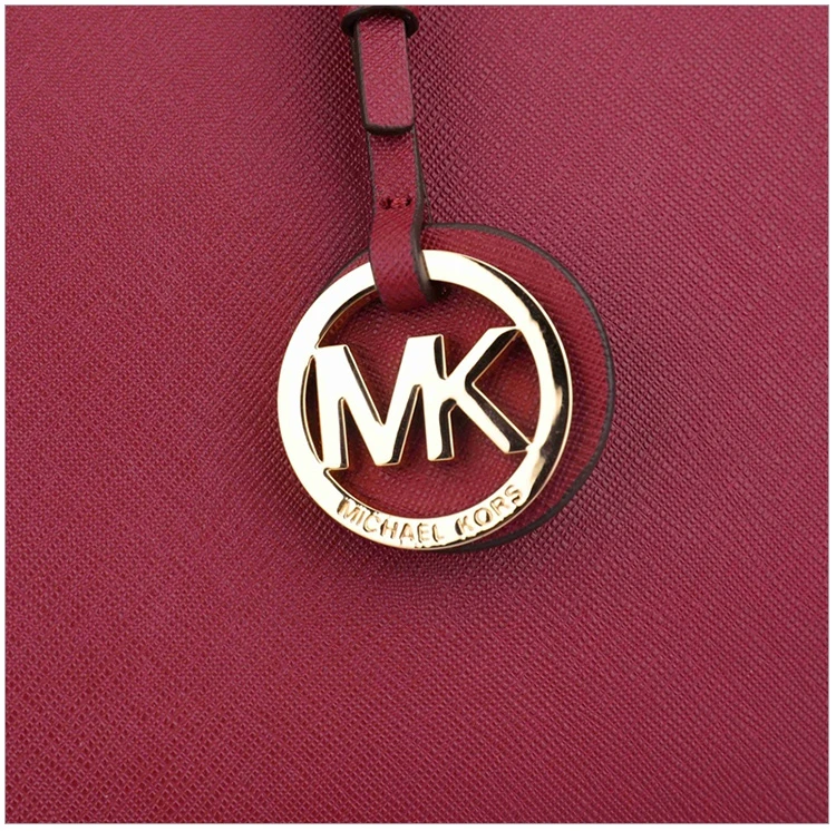 商品[国内直发] Michael Kors|Michael Kors 迈克高仕 JET SET TRAVEL系列红色牛皮手提单肩包 30T5GTVT2L-MULBERRY,价格¥1565,第7张图片详细描述