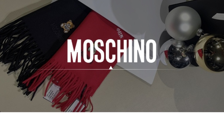 商品Moschino|莫斯奇诺 女士 黑色拼燕麦色 金银丝线小熊头像款围巾30666M2345 016（香港仓发货）,价格¥537,第7张图片详细描述