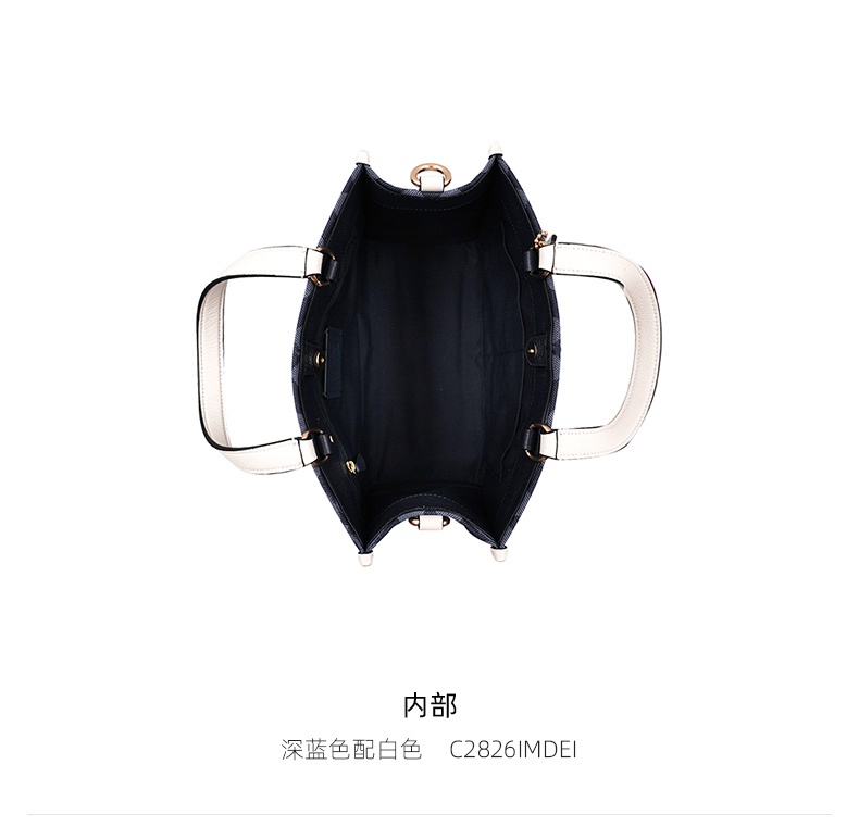 商品Coach|蔻驰 奢侈品女士新款女包 斜跨包托特包印花包方形包 C2826,价格¥2830,第5张图片详细描述