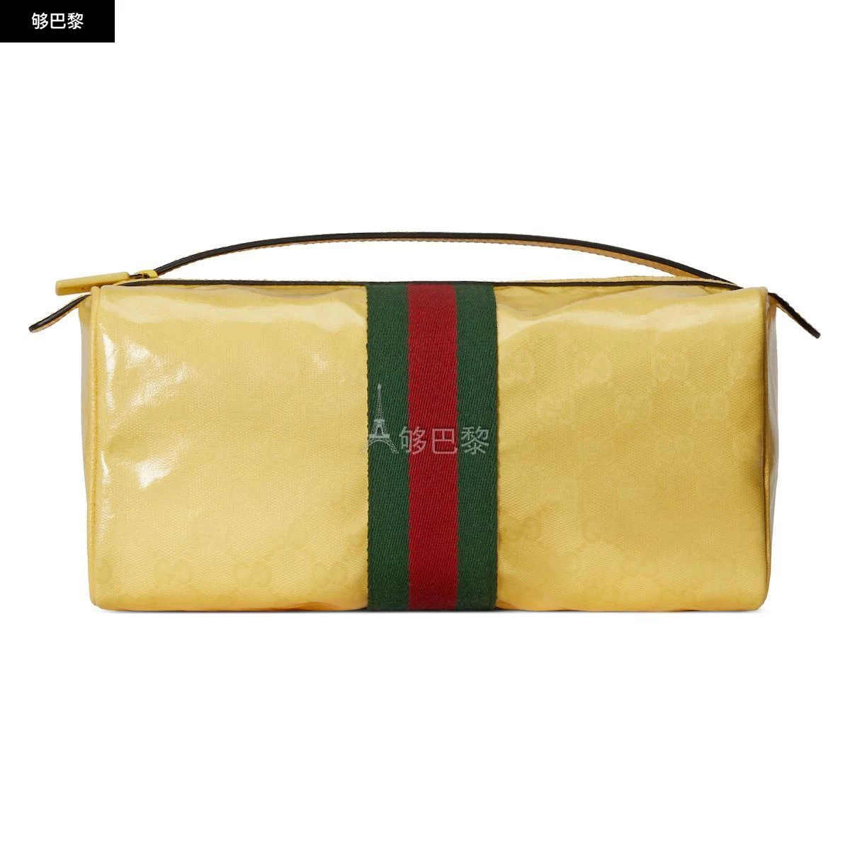 商品Gucci|包邮包税【预售7天发货】 GUCCI古驰 23秋冬 女士 收纳包 饰织带洗漱包 759689 FACIV 7041,价格¥5976,第3张图片详细描述