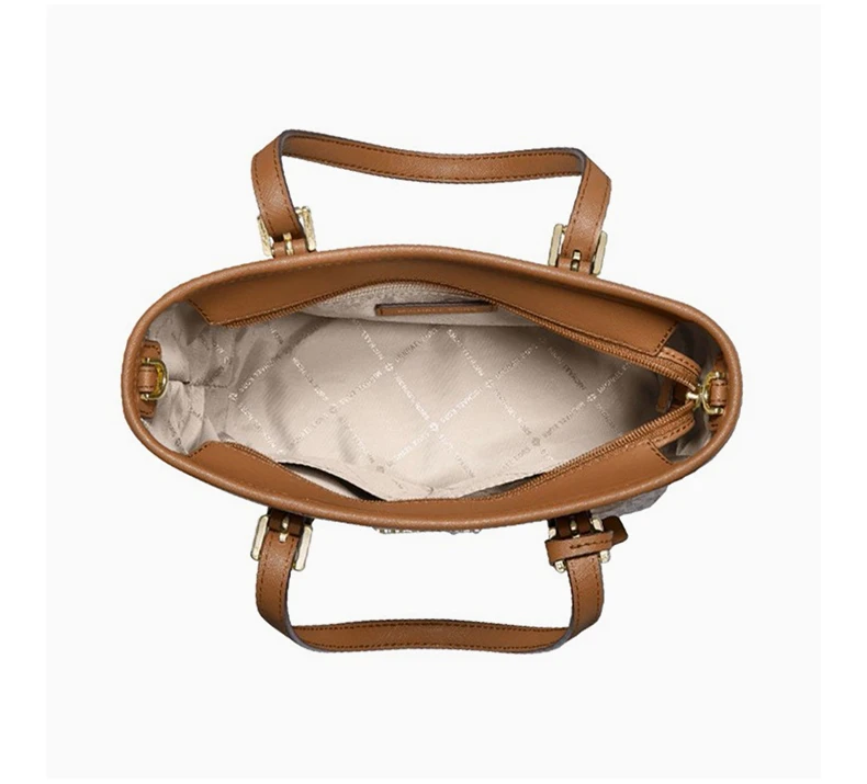 商品Michael Kors|MICHAEL KORS 拼色女�士托特包 35T9GTVT0B-BROWN,价格¥752,第7张图片详细描述