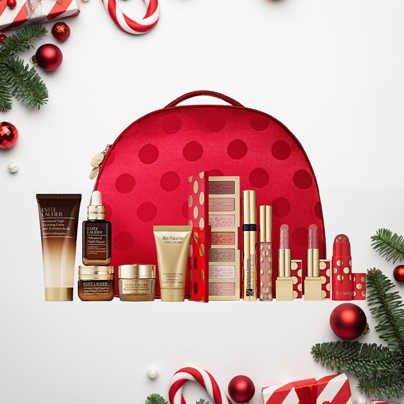 商品Estée Lauder|雅诗兰黛圣诞限定套装礼包 11件护肤彩妆+化妆包1个,价格¥1101,第3张图片详细描述