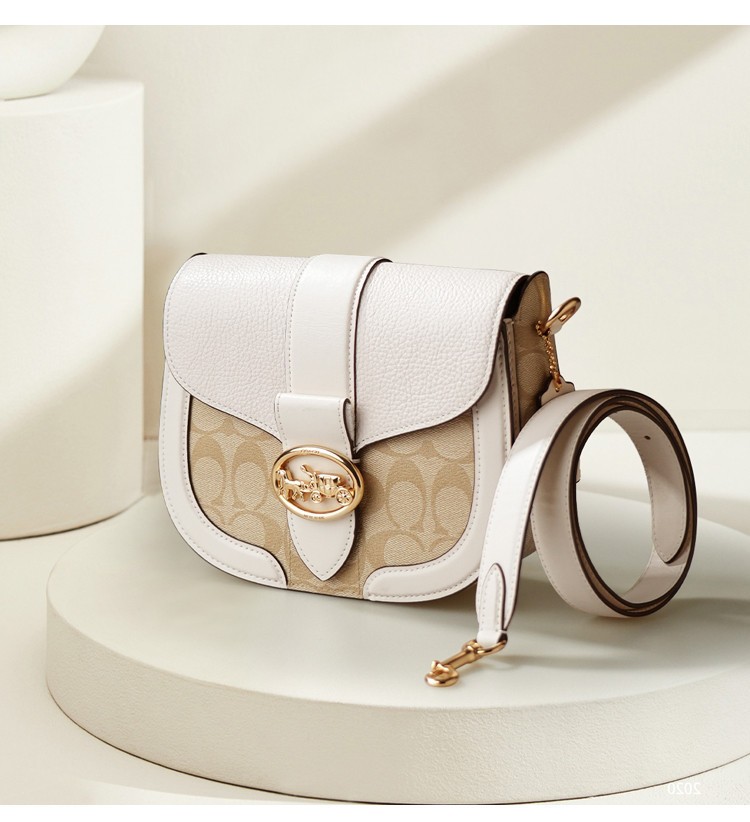 商品[国内直发] Coach|COACH【全国联保】Georgie 21单肩马鞍包手袋C2806,价格¥1622,第8张图片详细描述