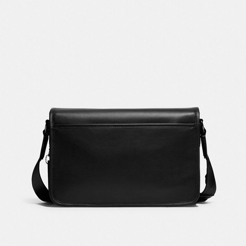 商品[国内直发] Coach|蔻驰（COACH）男士黑色单肩斜挎包C9157 BLK,价格¥2971,第4张图片详细描述