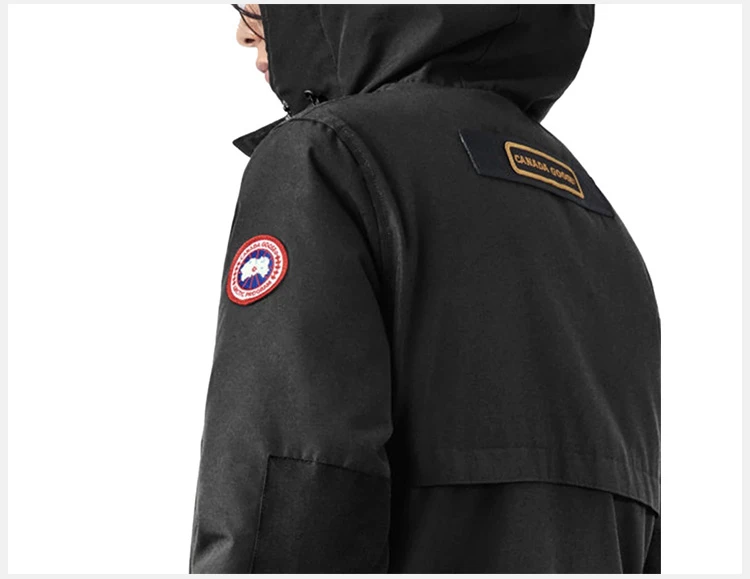 商品Canada Goose|Canada Goose 加拿大鹅 女士鸭绒黑色中长款羽绒服 5807L-BLACK,价格¥4409,第7张图片详细描述