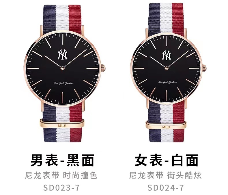 商品[国内直发] MLB|时尚休闲石英手表潮牌防水学生表 MLB-SD024,价格¥442,第6张图片详细描述