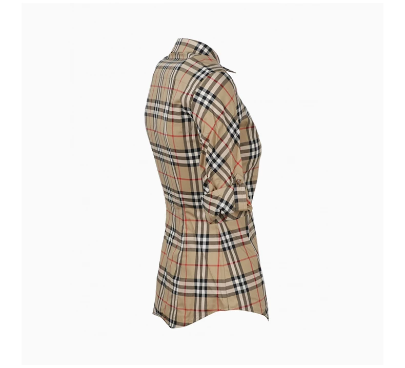 商品[国内直发] Burberry|BURBERRY 格纹女士衬衫 8018475,价格¥2431,第6张图片详细描述