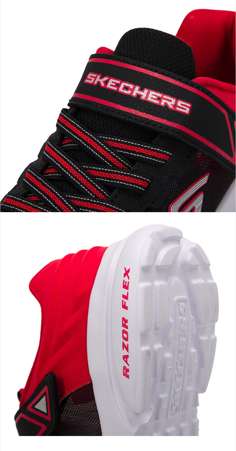 商品[国内直发] SKECHERS|男童魔术贴休闲运动鞋,价格¥304,第3张图片详细描述