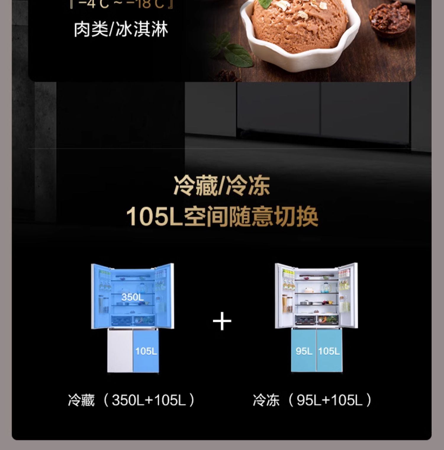 商品[国内直发] Panasonic|Panasonic/松下 NR-EW55CPA-W 自由嵌入变频十字电冰箱家用一级白色,价格¥10374,第18张图片详细描述