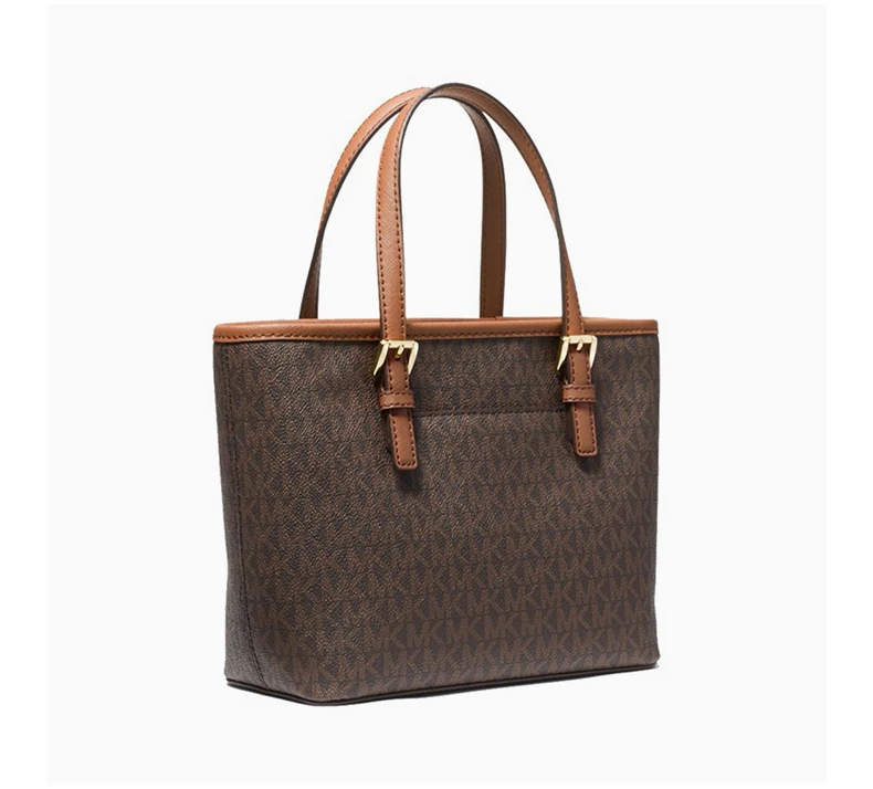 商品Michael Kors|MICHAEL KORS 拼色女士托特包 35T9GTVT0B-BROWN,价格¥752,第5张图片详细描述