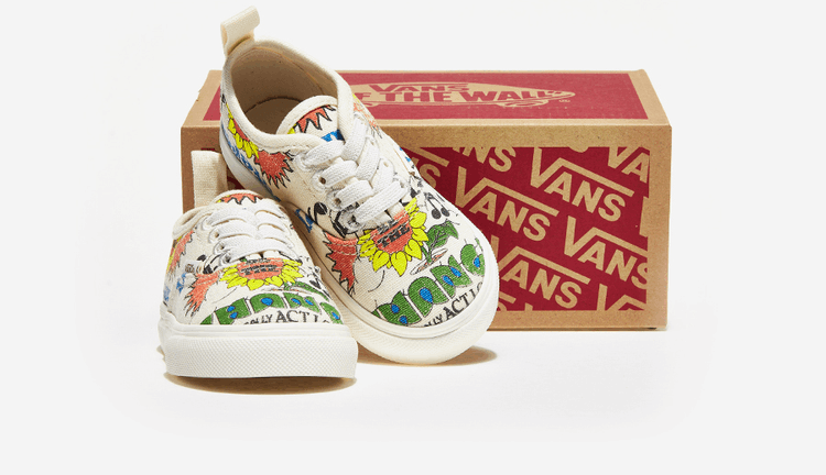 商品Vans|【Brilliant|包邮包税】万斯 AUTHENTIC ELASTIC LACE 儿童  运动鞋 帆布鞋  VN0A34A1ARG (ECO THEORY) ECO POSITIVITY/NATURAL,价格¥280,第4张图片详细描述