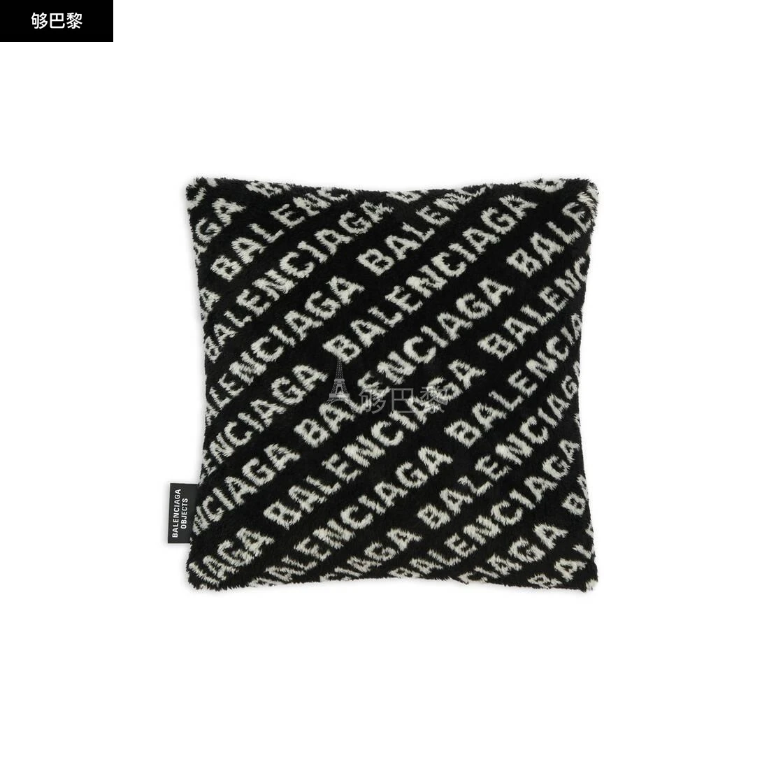 商品Balenciaga|【预售】 巴黎世家 25春夏 女士 家居用品 ALLOVER LOGO 靠垫 698553T01231001,价格¥7954,第4张图片详细描述