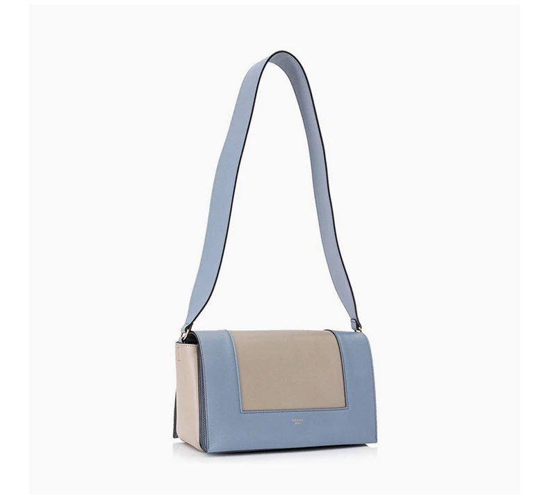 商品[国内直发] Celine|CELINE 女士拼色皮革单肩斜挎包 180263-AQO-06ML,价格¥18902,第6张图片详细描述