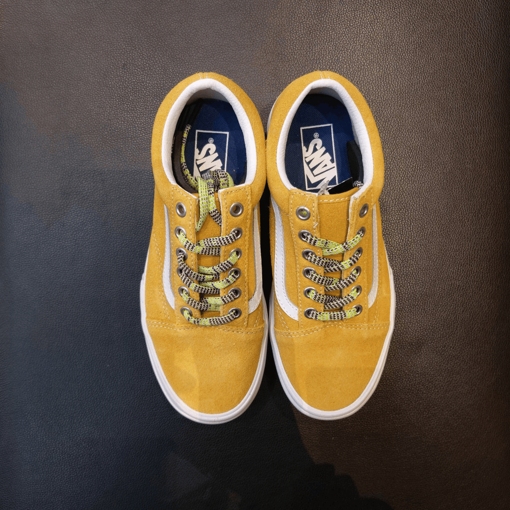 商品Vans|【韩国直邮|包邮包税】万斯 Old Skool Stacked #Multi Lace #男女通用鞋 #golden yellow/true white (VN0A4U159XW),价格¥421,第3张图片详细描述
