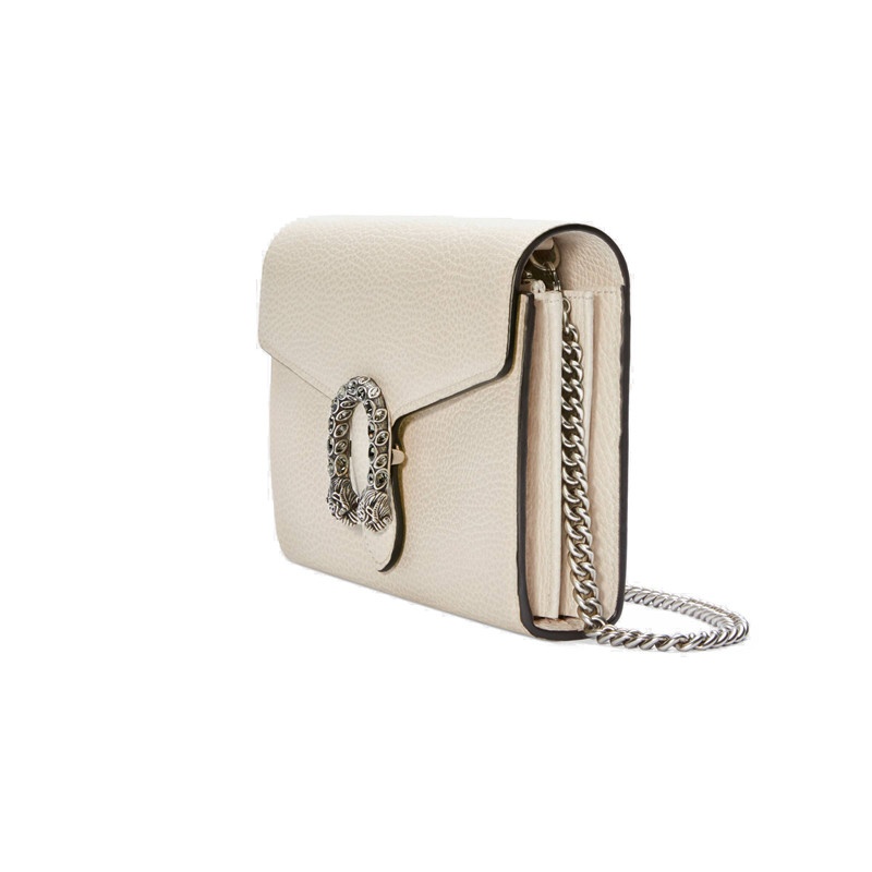 商品Gucci|GUCCI/古驰 Dionysus女士迷你黑色皮革WOC单肩包,价格¥12264,第4张图片详细描述