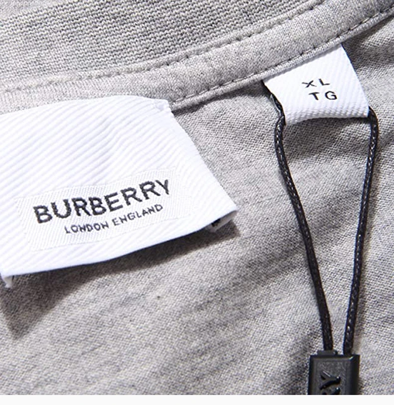 商品[国内直发] Burberry|BURBERRY 灰色男士T恤 8014023,价格¥2317,第7张图片详细描述
