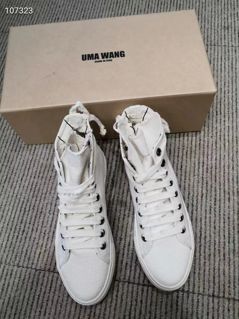 商品Uma Wang|UMA WANG 女士帆布鞋 US9911W41S2UW101,价格¥1857,第2张图片详细描述