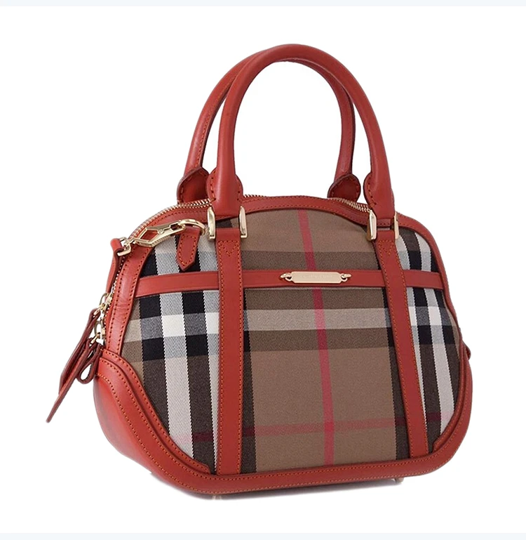 商品[国内直发] Burberry|BURBERRY 橘红色女士手提包 3950055,价格¥6898,第15张图片详细描述