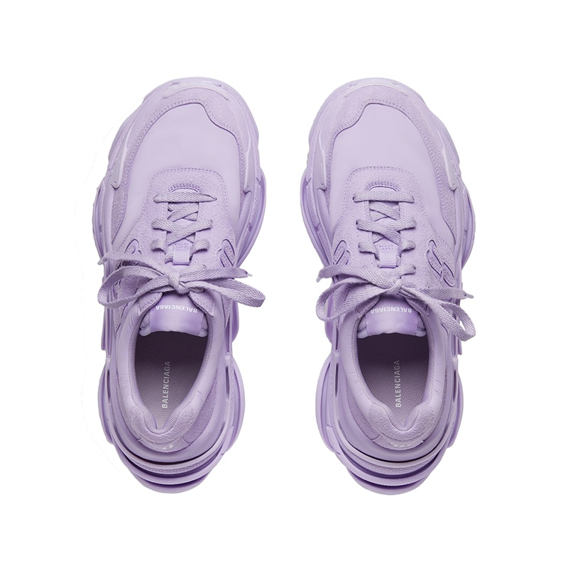 商品Balenciaga|巴黎世家 TripleS系女紫色尼龙休闲运动鞋,价格¥6801,第3张图片详细描述