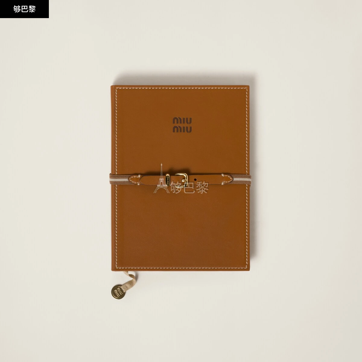 商品Miu Miu|【预售】 缪缪 25春夏 女士 文具 Agenda en cuir 5RM035_2CSY_F0046 ,价格¥3961,第4张图片详细描述