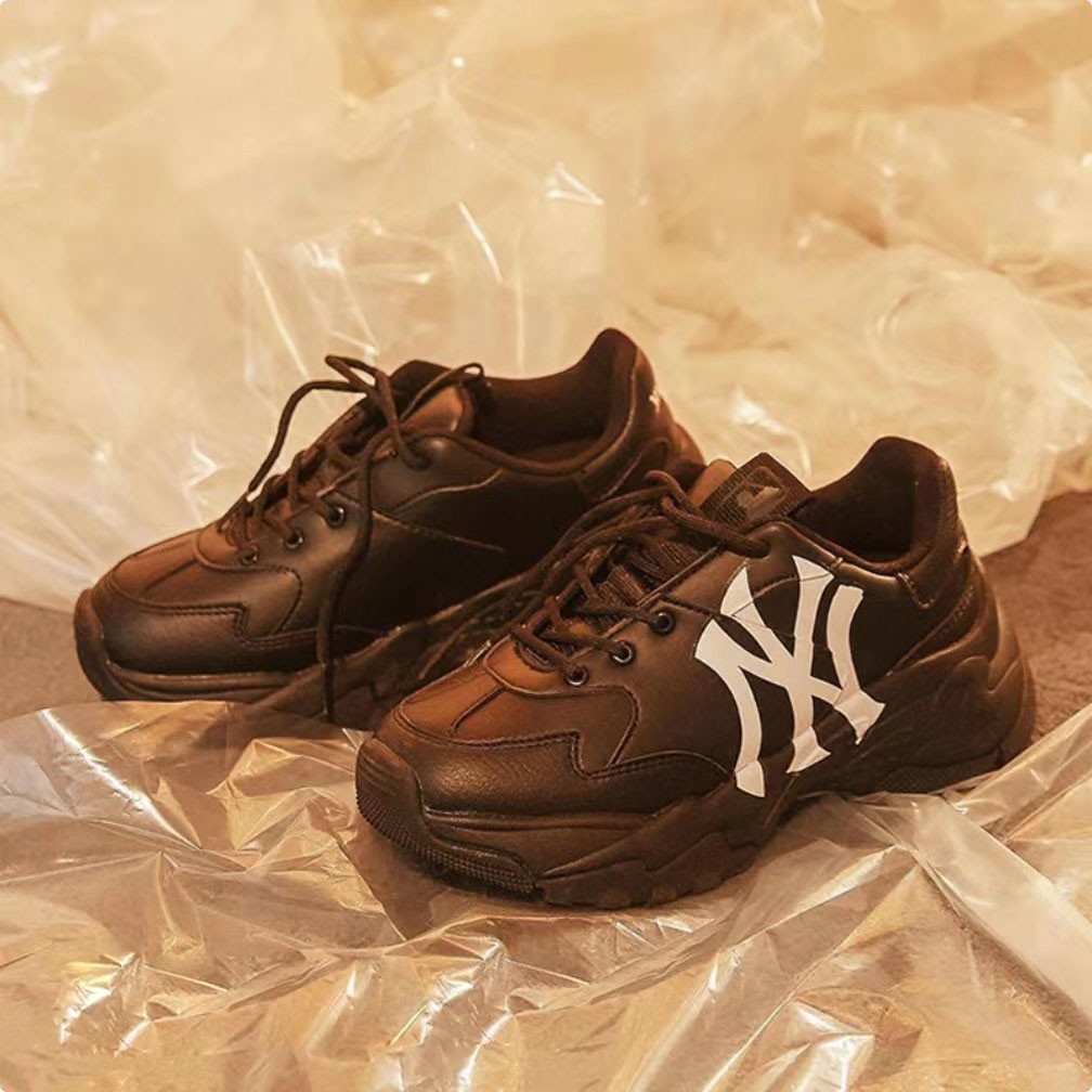 商品MLB|【享贝家】（国内现货）MLB 复古印花老爹鞋 男女同款 黑白 3ASHC101N-50BKS G-LY,价格¥375,第6张图片详细描述