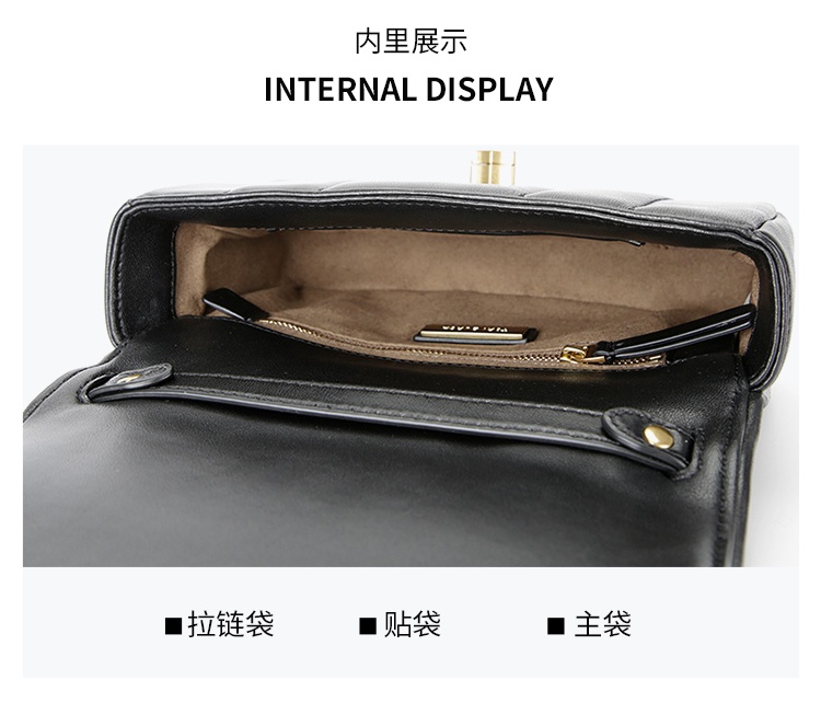 商品[国内直发] Tory Burch|托里·伯奇TORY BURCH 女士皮质链条包单肩斜挎包 87244,价格¥3211,第10张图片详细描述