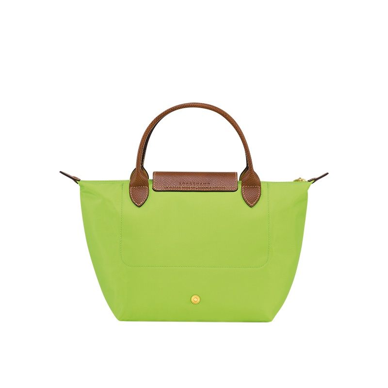 商品Longchamp|LONGCHAMP/珑骧 女士黑色帆布金色五金按扣拉链开合小号手提包,价格¥712,第6张图片详细描述