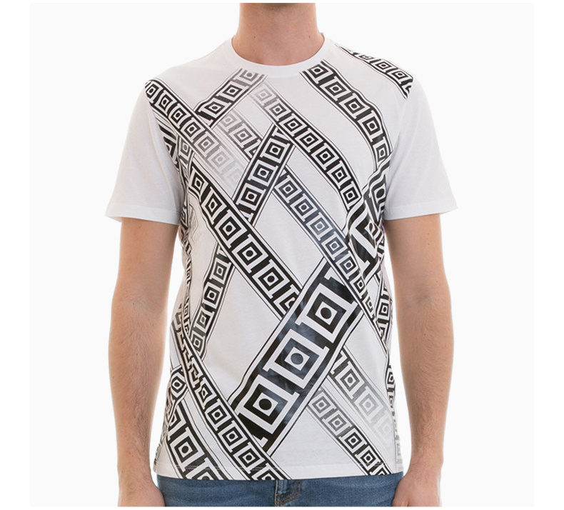商品Versace|VERSACE COLLECTION 男士希腊字母印花T恤 V800683-VJ00351-V7001,价格¥482,第4张图片详细描述