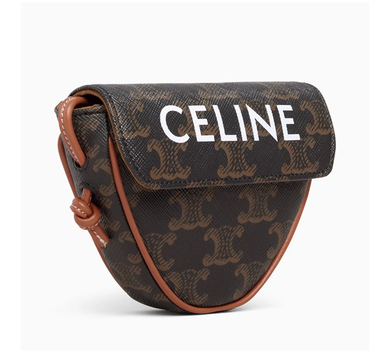 商品Celine|CELINE 印花字母LOGO单肩包 10I192DM5-04LI,价格¥3741,第3张图片详细描述