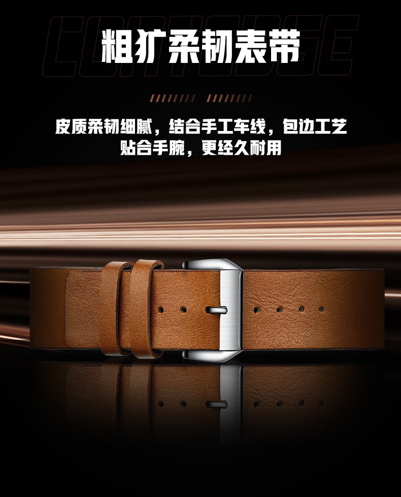 商品[国内直发] Mark Fairwhale|马克华菲潮流品牌手表男士机械表镂空透底大表盘商务防水夜光手表,价格¥483,第12张图片详细描述