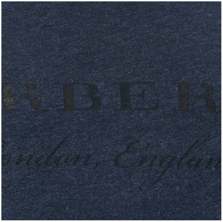 商品Burberry|Burberry 博柏利 男士深蓝色棉质短袖T恤 4056129,价格¥1303,第7张图片详细描述