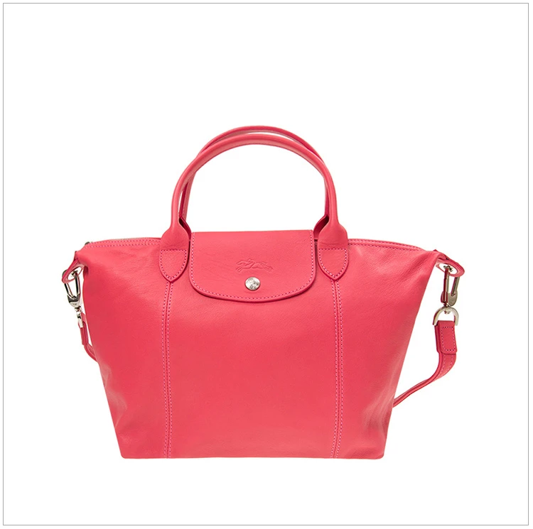 商品[国内直发] Longchamp|Longchamp 珑骧 女士小羊皮折叠包手提斜挎包 1512737018,价格¥1069,第4张图片详细描述