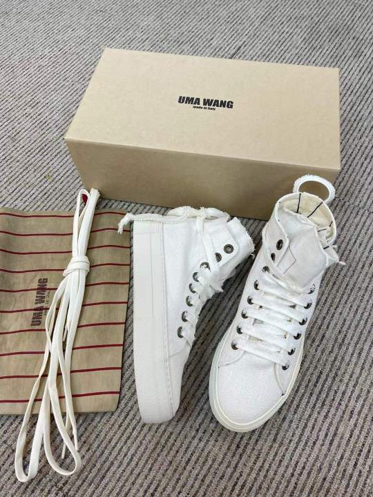 商品Uma Wang|UMA WANG 女士帆布鞋 US9911W41W2UW101,价格¥2259,第4张图片详细描述