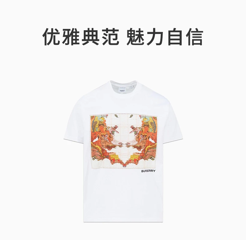 商品Burberry|BURBERRY 女士T恤白色 8056582,价格¥2367,第1张图片详细描述